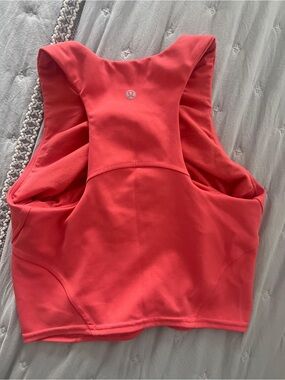 lululemon athletica Coral Racerback Crop Tank Top